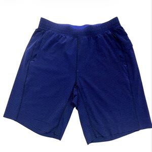 Lululemon Core Shorts 11” Men’s Large Striped Purple Black